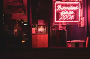 Burritos Since 2006 Signage Wallpaper