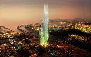 Busan Lotte Tower South Korea Wallpaper