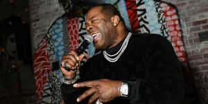 Busta Rhymes Performing Live Wallpaper