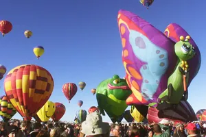 Butterfly Hot Air Balloon Albuquerque Wallpaper