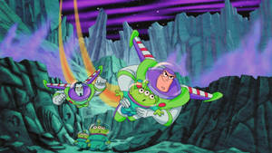 Buzz Lightyear Of Star Command Rangers Spring Into Action Wallpaper