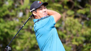 Byeong Hun An In A Blue Shirt Wallpaper