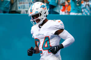 Byron Jones As Miami Dolphins Wallpaper