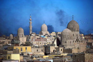 Cairo City Of The Dead Aerial Wallpaper