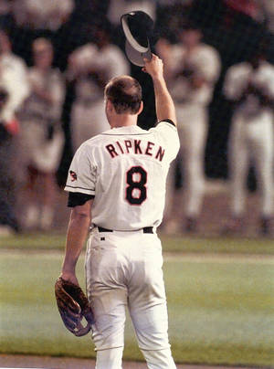 Cal Ripken Jr Jersey Number Eight Wallpaper