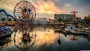 California Beach Amusement Park Wallpaper