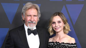 Calista Flockhart Harrison Ford Governors Awards 2018 Wallpaper