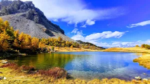 Calm Waters Teams Background Wallpaper