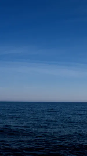 Calming Iphone Blue Sea Wallpaper