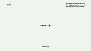 Calming Off White Desktop Wallpaper