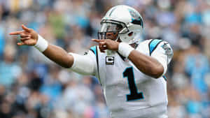 Cam Newton Playing Wallpaper