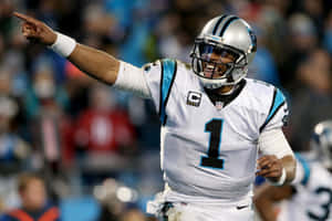 Cam Newton Pointing Wallpaper