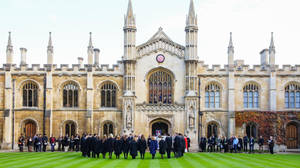 Cambridge University Hall Wallpaper