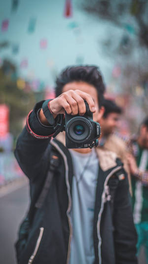 Camera Focused Shot Photographer Wallpaper