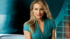 Cameron Diaz Blue Aesthetic Wallpaper