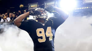 Cameron Jordan In Smokescreen Wallpaper