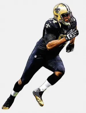 Cameron Jordan On The Run Wallpaper