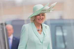 Camilla Mint Dress Wallpaper