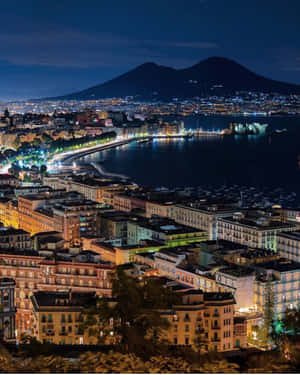 Campania Italy Mount Vesuvio Scenery Wallpaper