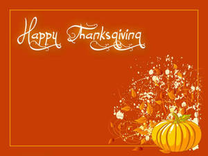 Canada Day Thanksgiving Greetings With Glowing Pumpkin Wallpaper