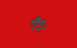 Canada National Football Team Red Emblem Wallpaper