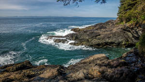 Canada's Vancouver Island Rocky Shores Wallpaper