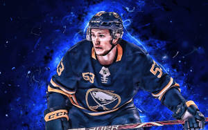 Canadian Nhl Player Jeff Skinner Digital Art Wallpaper