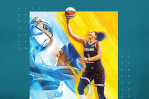 Candace Parker Of The Los Angeles Sparks Wallpaper