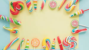 Candies Template Design Wallpaper