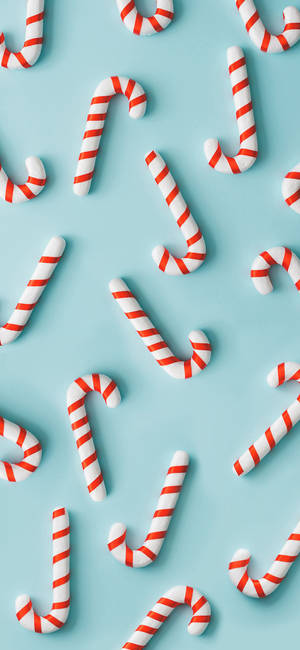 Candy Cane Pastel Shade Wallpaper