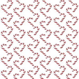 Candy Cane Seamless Pattern Wallpaper