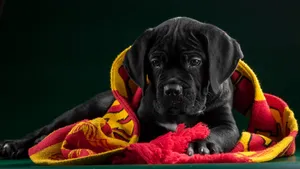 Cane Corso Puppy Scarf Model Wallpaper
