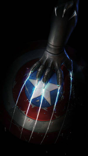 Captain America Hand Marvel Iphone X Wallpaper