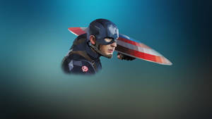 Captain America Is Ready For Battle Wallpaper