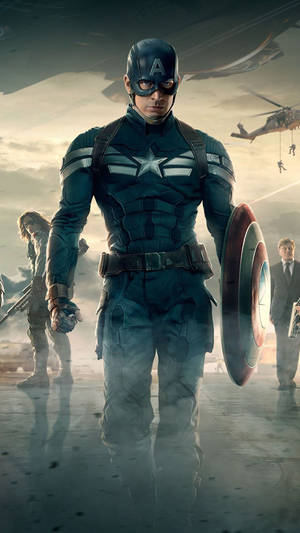 Captain America, Living Legend Of Justice. Wallpaper