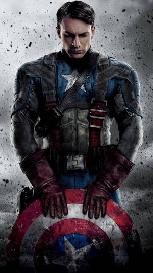 Captain America Mobile Flying Dirt Wallpaper