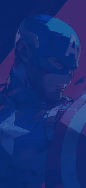 Captain America Profile Artwork Wallpaper