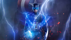 Captain America Stands Ready To Protect Wallpaper