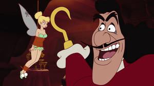 Captain Hook And Tinker Bell Wallpaper