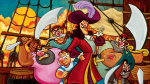 Captain Hook Pirate Gang Wallpaper