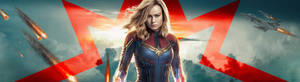 Captain Marvel 5120 X 1440 Wallpaper