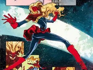 Captain Marvel Powers Unstoppable Wallpaper