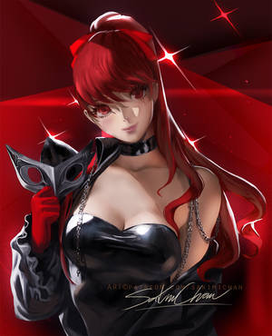 Caption: A Scene From Persona 5 Royal Video Game Wallpaper