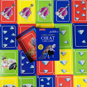 Caption: A Set Of Cheat Cards Strategically Displayed Wallpaper