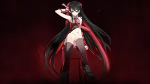 Caption: Akame Ga Kill: Intense Battle Scene In Stunning 4k Resolution Wallpaper