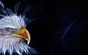 Caption: American Valor, The Neon Eagle Wallpaper