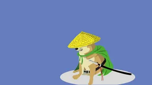 Caption: Cheems Dog Meme - Funny Image Wallpaper
