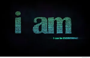 Caption: Embrace Positivity With This Powerful Motivational Message Wallpaper