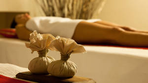 Caption: Embracing Ayurvedic Tranquility Wallpaper