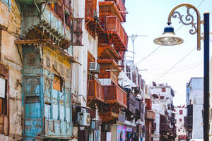 Caption: Enchanting View Of Al-balad, Saudi Arabia Wallpaper